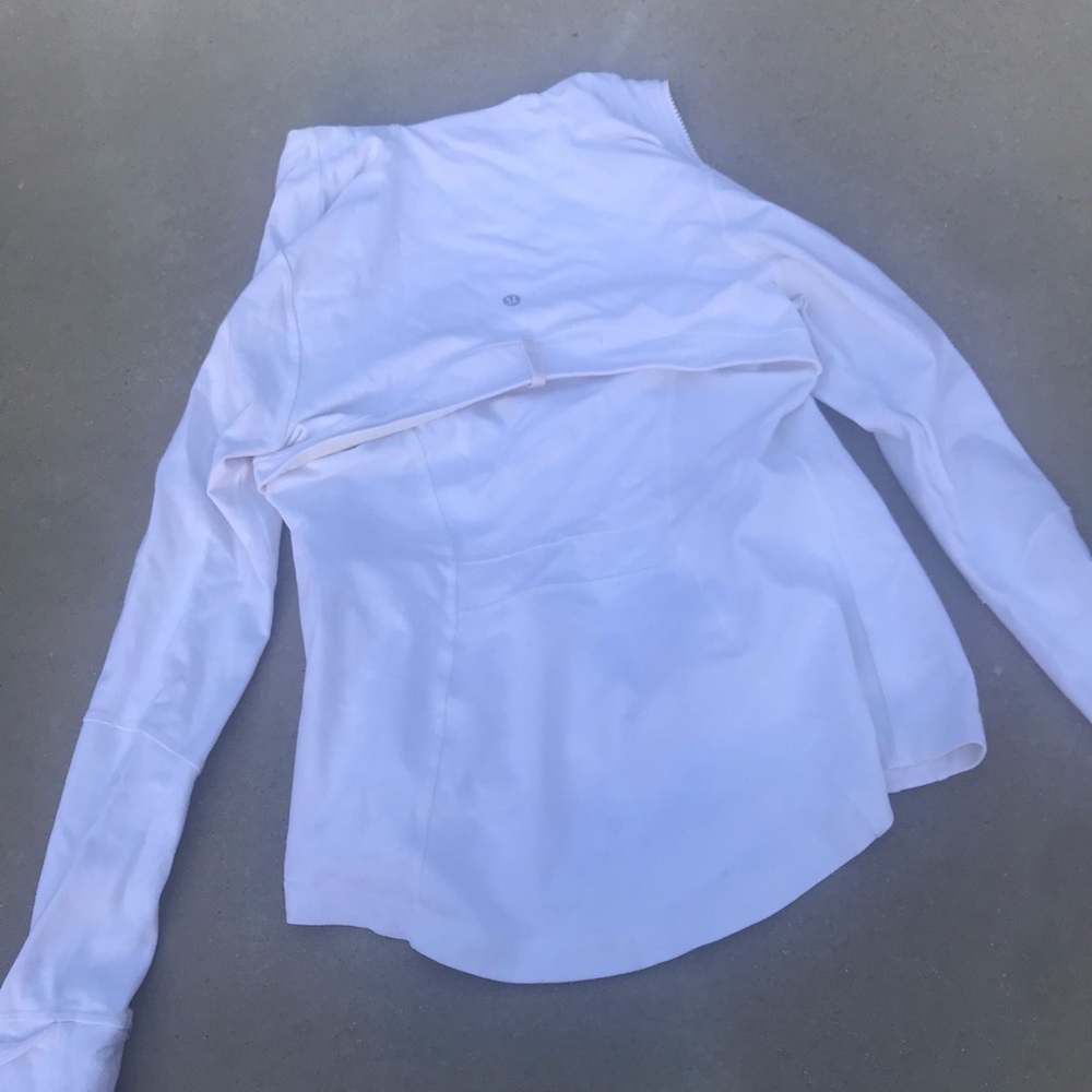 White lululemon define jacket good condition